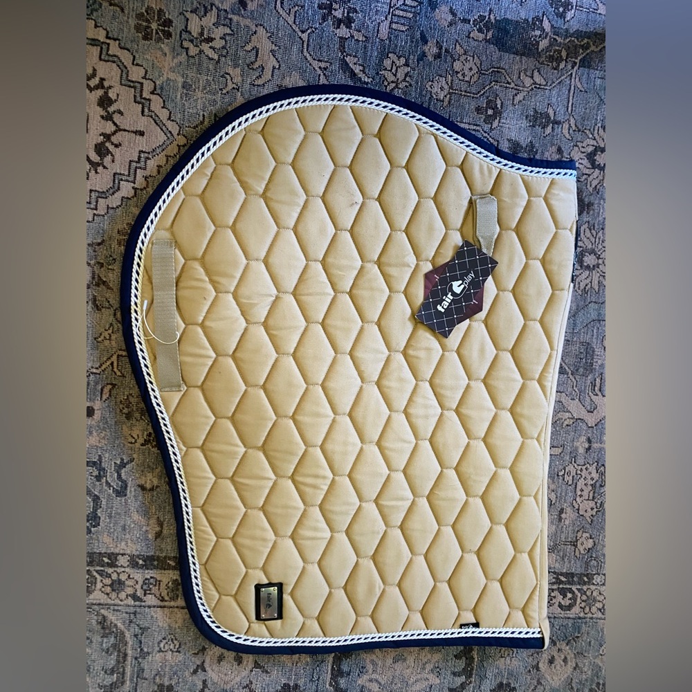 Quilted Tan Pet Saddle Pad